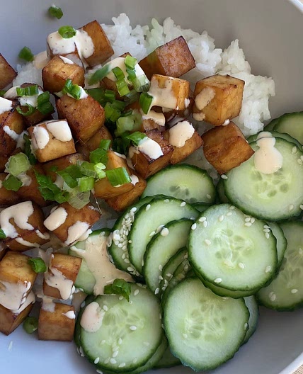 Teriyaki Marinated Tofu