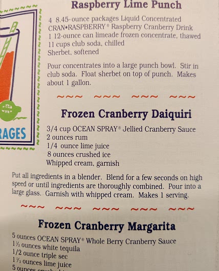 Frozen Cranberry Daiquiri