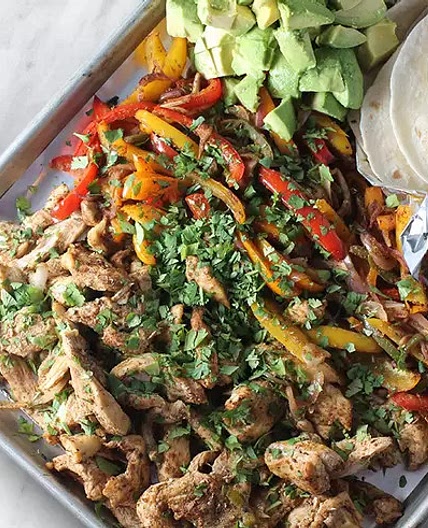 Chicken Fajita Sheet Pan