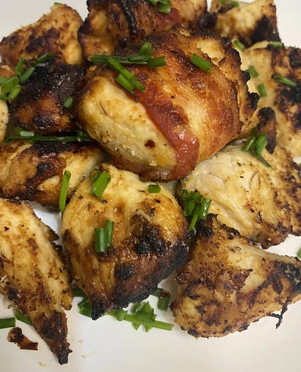 Air Fryer Low Carb Lemon Chicken Bites