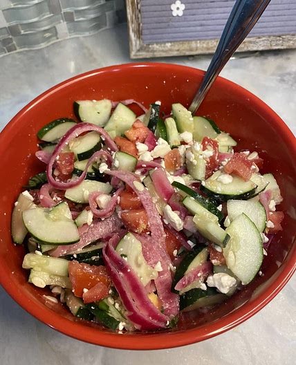 Greek Cucumber Salad