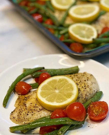 Sheet Pan Lemon Chicken & Veggies