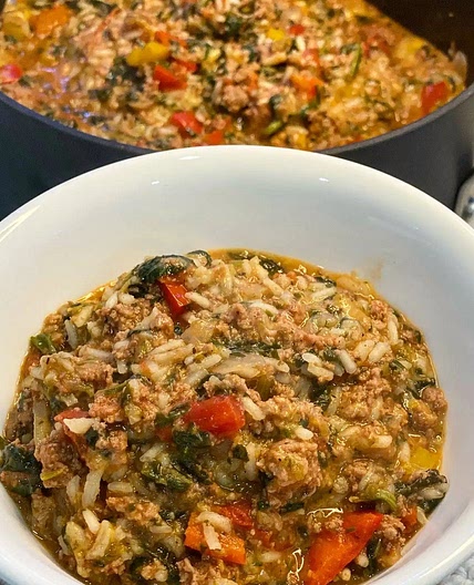 One Pot "Unstuffed" Peppers