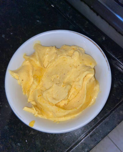 Sorbet de banana com manga