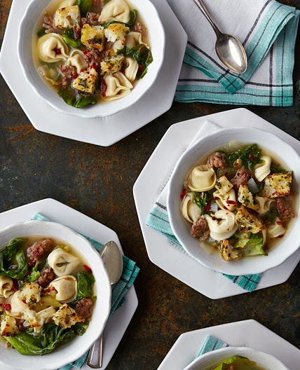 Sausage-and-Tortellini Soup