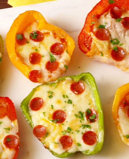 Mini Pepper Pizzas