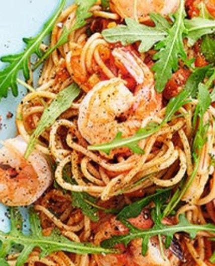 Shrimp pasta