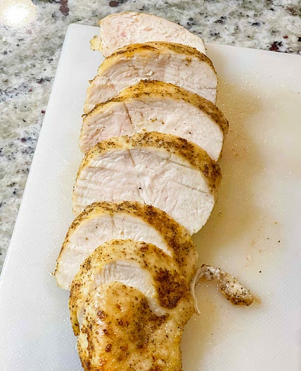 Juicy air fried chicken 