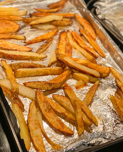 Oven baked fries 