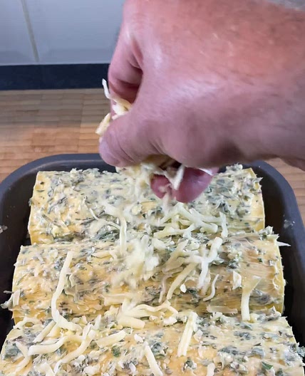 Garlic chicken Lasange rolls 