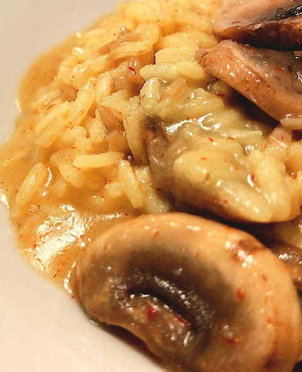 Risotto - Mushrooms and saffron