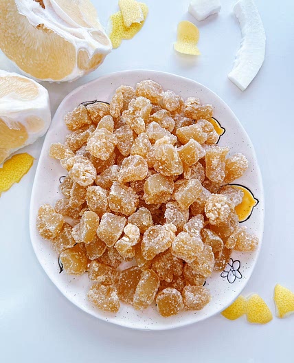 Candied Grapefruit Peel / Pomelo Peel