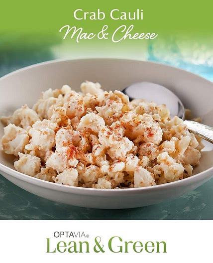 Optavia Crab Cauli Mac & Cheese