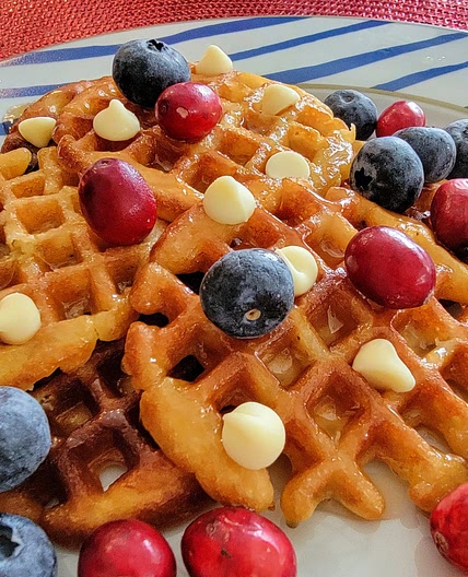Silver dollar waffles