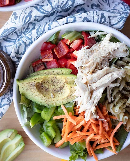 Rotisserie Chicken Garden Salad Recipe