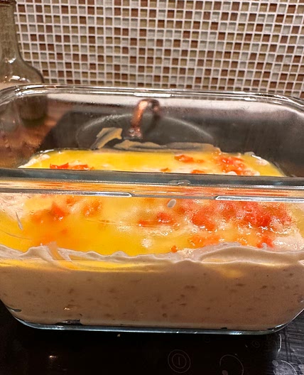 Chickpeas in tahini sauce