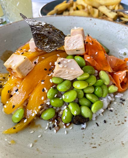Sticky rice tofu