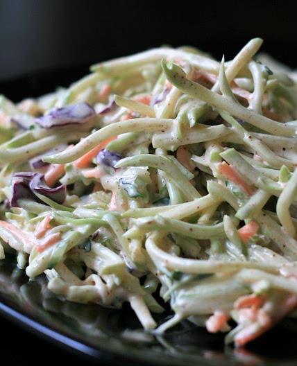 Broccoli Slaw with Spicy Dressing