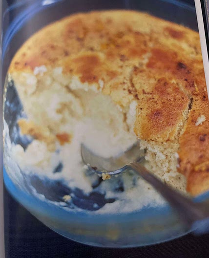 Lemon curd pudding