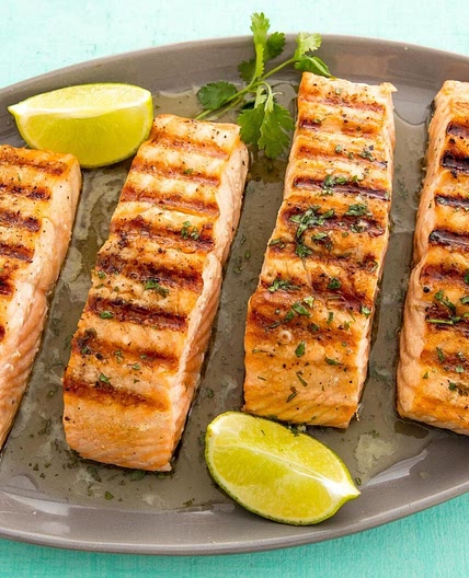 Cilantro Lime Grilled Salmon
