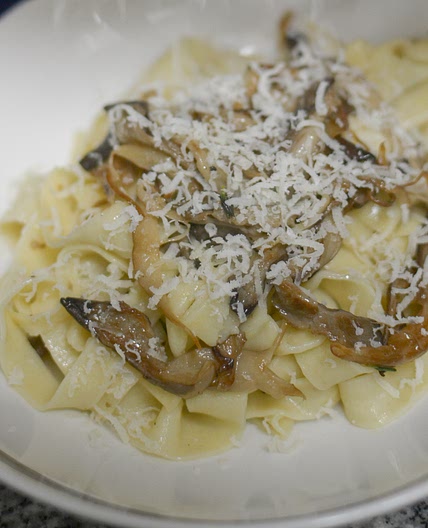 Oyster Mushroom Tagliatelle