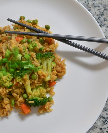 Honey Sriracha Vegetable Fried Rice