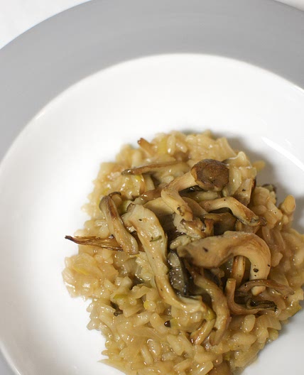 Mushroom and Leek Risotto
