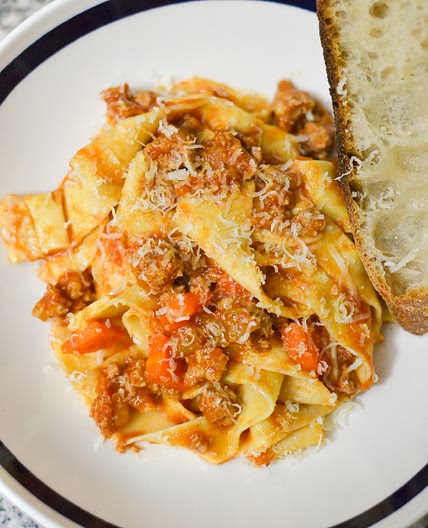 Wild Boar Ragù with Pappardelle