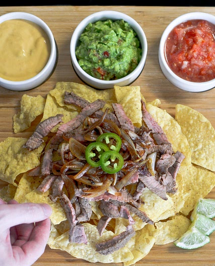 London Broil Nachos