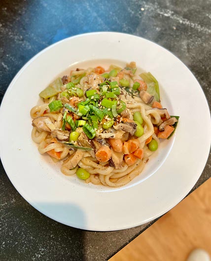 Peanut Udon Noodles