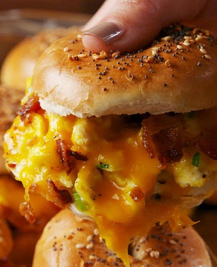 Bagel Breakfast Sliders