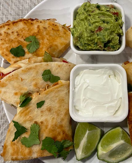Chicken quesadillas 