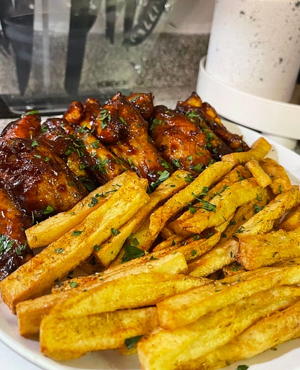 Hot Honey BBQ Wings