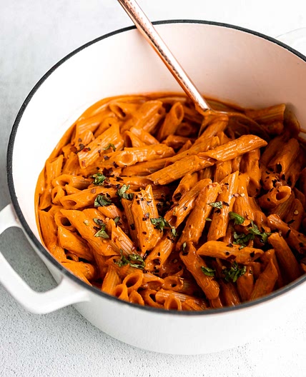 Spicy Red Pepper Vodka Pasta