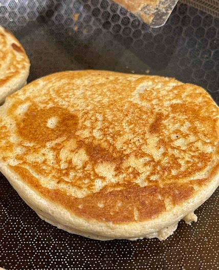 Pluffy oatmeal banana pancakes 