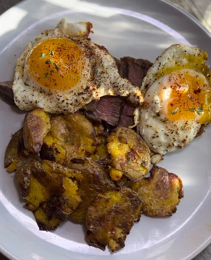 Crispy Smashed potatoes 