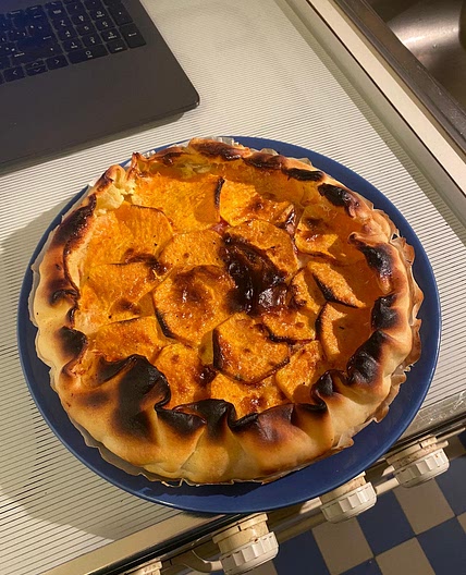 Torta rustica alle patate dolci