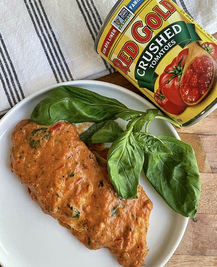 Tomato Basil Chicken | Video Recipe The Feedfeed