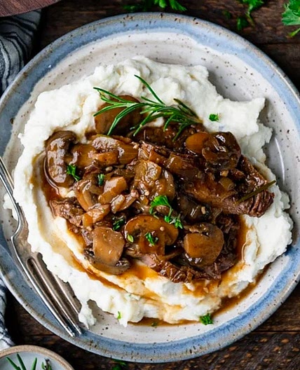 Smothered Round Steak