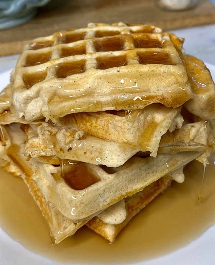 Greek Yogurt Protein Waffles