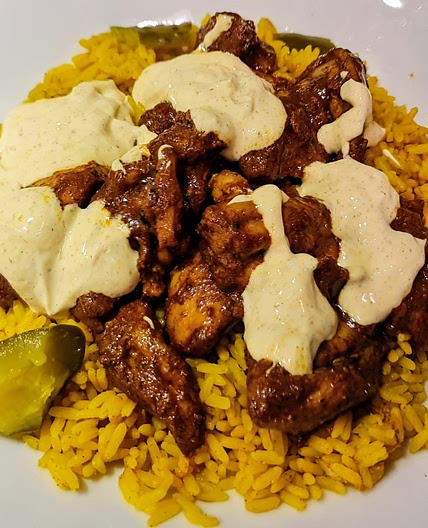 Chicken Shawarma & Curry Rice