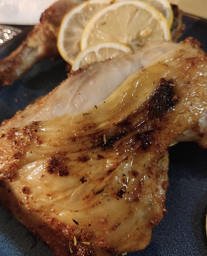 Roasted garlic and herb chicken