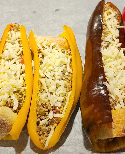 Peperoni imbottiti al forno (Air Fry)