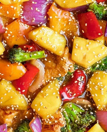 Sweet & Tangy Pineapple Stir Fry
