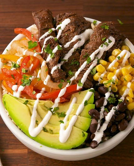 Steak Fajita Power Bowls