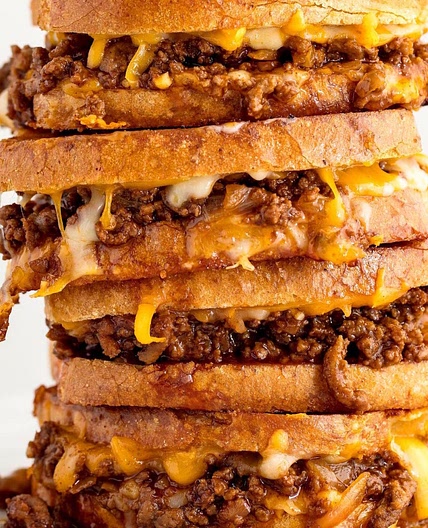 Sloppy Joe Grilled Cheese