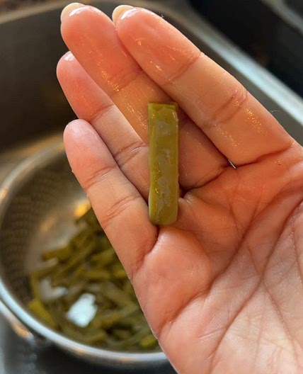 Cooked Nopales 