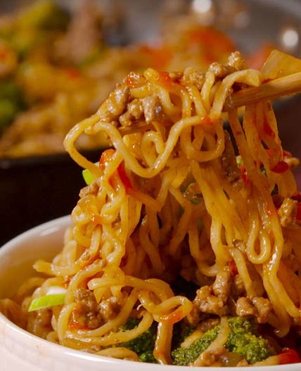 Beef Ramen Stir Fry