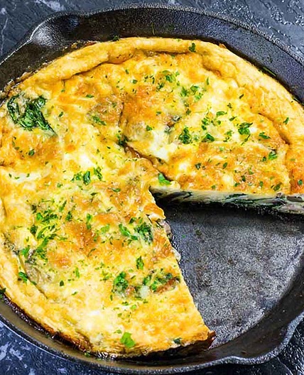 Keto Frittata - based on this recipe from myketokitchen.com