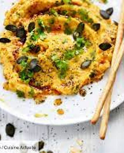 Butternut, houmous